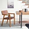Cire Leather Dining Chair  - Safavieh - 3 of 4