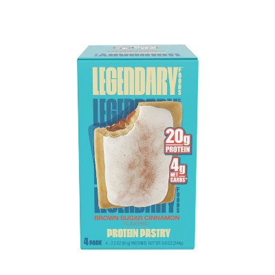 Legendary Foods Protein Pastries Nutrition Bars - Brown Sugar Cinnamon ...