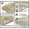 Double Ruffle Bathroom Rugs Set, Washable Rug, Extra Soft and Absorbent bath Rug, Kitchen Mat, Bath Mat Set,Non-Slip, 5 Pcs Set with Contour, Sage - 4 of 4