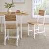 VASAGLE Dining Chair Set of 2, Rustic Wood Chairs with Metal Steel Frame, Easy to Assemble, Comfortable Seat, Modern Farmhouse Chair - 2 of 4