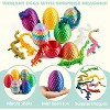 Joyfy 8Pcs 3D Printed Dragon Eggs with Laser Color Dragon, Articulated Magic Toys for Easter Basket Stuffers Party Favors and Classroom Prize Supplies - 2 of 4