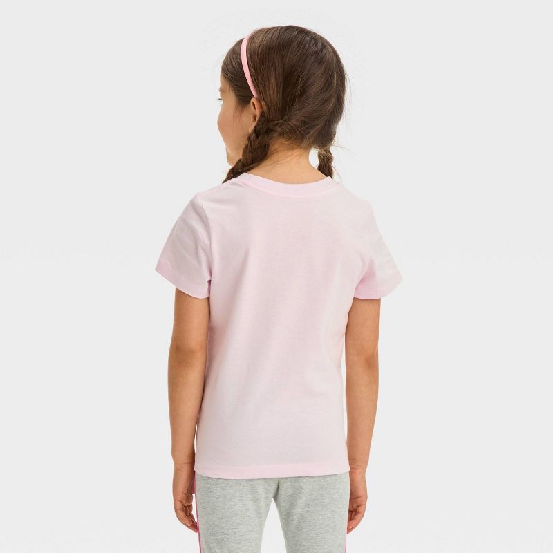 Toddler Girls' 'Moms Sunshine' Short Sleeve T-Shirt - Cat & Jack™ Pink, 3 of 5