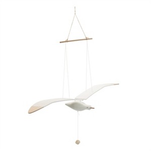 Hanging Wood Sea Bird Decor 37"H - 1 of 4