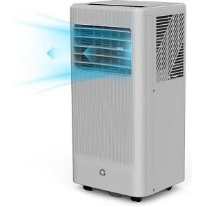 8,000 BTU Portable Air Conditioner Up to 350 Sq.Ft, 3-In-1 Small AC Unit with Cool/Fan/Dehumidifier, Small Air Conditioner with Wheels, Black - 1 of 4