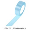 Unique Bargains Ribbons for Crafts Satin Decorative Multipurpose for Gift Wedding and Hair Accessories Polyester 866.14"x0.98" 1 Pc - 3 of 4