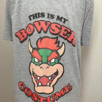 Men's Nintendo Super Mario Bowser Costume T-shirt - Athletic