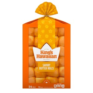 King's Hawaiian Savory Butter Rolls - 24oz/24ct - 1 of 4