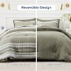 5/7 Pcs Bedding Set with Cationic Dyeing for Striking Double-Sided Contrast - 2 of 4