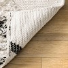 Nuloom Zariah Shaggy Chevrons Indoor Area Rug, 5' x 8', Ivory - 4 of 4
