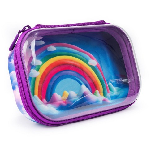 Zipit Clear Top Pencil Box For Girls Rainbow : Target