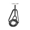 Unique Bargains Tube Dia Fishing Rod Tips Repair Kit Stainless Steel Ring Guide - 2 of 4