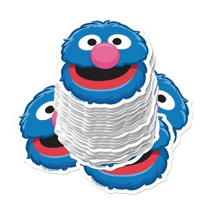 Sesame Street Grover Face 100ct Vinyl Large Deluxe Stickers Variety Pack - 1 of 4