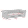 VASIP Elegant Rectangular Pet Sofa Bed-Durable Elevated Pet Bed for Large and Oversized Dogs, Comfortable Modern Stylish Linen Fabric Dog Sofa - 4 of 4