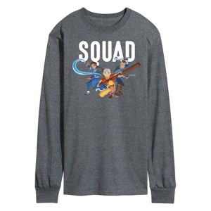 Men's - Avatar: The Last Airbender - Trio Squad Long Sleeve Graphic T-Shirt - 1 of 4