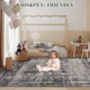 Vintage Machine Washable Rug with Non-Slip Backing - 4 of 4