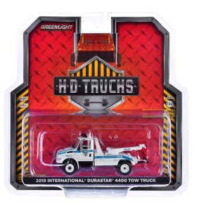 2019 International Durastar 4400 Tow Port Authority of NY & New Jersey Police White w/Blue 1/64 Diecast Model Car by Greenlight - 1 of 1