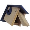 JCS Wildlife Classic Cedar & Recycled Poly Lumber Wren Birdhouse with Predator Guard Portal - 4 of 4