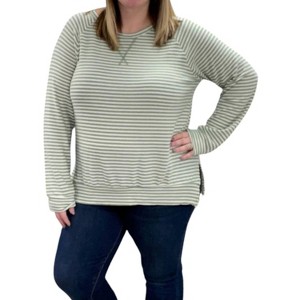 Women's Long Sleeve Tee - White Birch - 1 of 3