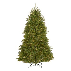 National Tree Company Pre-Lit Full Dunhill Fir Artificial Christmas Tree Clear Lights - 1 of 4