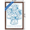 Trends International Star Wars: The Mandalorian: Grogu Moments - Cutest Framed Wall Poster Prints - 3 of 4