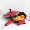 Curtis Stone Dura-Pan 5-Quart 4-piece Nonstick Chef's Skillet Set Model  638479 (Renewed)