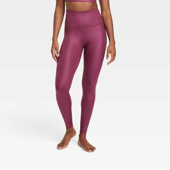 90 Degree By Reflex Interlink High Shine Cire Elastic Free Crossover V-back Flared  Leg Yoga Pants - Deep Forest - X Small : Target