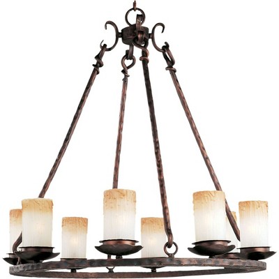 Maxim Lighting Notre Dame 8 - Light Chandelier in  Oil Rubbed Bronze
