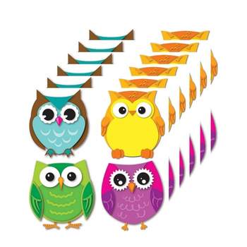 Carson-Dellosa Carson Dellosa Education Colorful Owls Mini Cut-Outs 36 Per Pack 6 Packs
