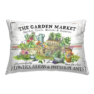 Stupell Industries Garden Market Bistro Stripe - 1 of 3