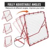 VEVOR Soccer Rebounder Rebound Net, Kick-Back 39"x39", Portable Football Training Gifts, Fully Adjustable Angles Goal Net - 4 of 4