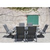 Courtyard Casual Santa Fe 7 pc Mixed 72" Rectangle Dining Set Sling  Includes one Rectangle Table and two Swivel Rockers and four Sling Chairs - 2 of 4
