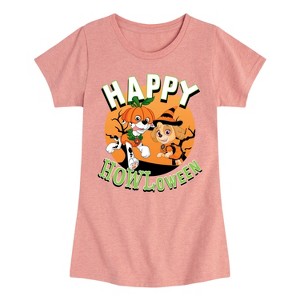 Girls' - Paw Patrol - Happy Howl Fitted Short Sleeve Graphic T-Shirt - 1 of 4