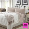Ultra-Soft Cotton Heathered Melange Jersey Knit Sheet Set - Great Bay Home - 2 of 4