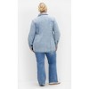 Women's Plus Size Liv Denim Shirt - mid denim | CITY CHIC - 2 of 4