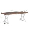 Kumasinova 70.86" Rectangle Dining Table,Modern Kitchen Table with Wood Tabletop,Center Table for Dining Room,Living Room & Office - 3 of 4