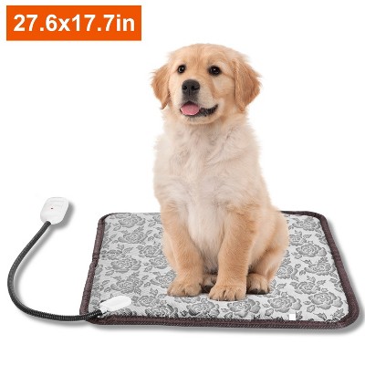 iMountek "Pet Heating Pad for Dogs & Cats – Electric Waterproof Adjustable Warming Blanket with Chew-Resistant Steel Cord"Grey Size 45x70cm