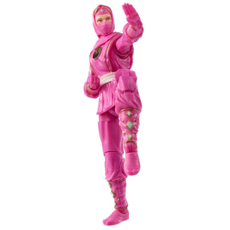 Power Rangers Lightning Collection Mighty Morphin Ninja Pink Ranger Action Figure (Target Exclusive), 3 of 18