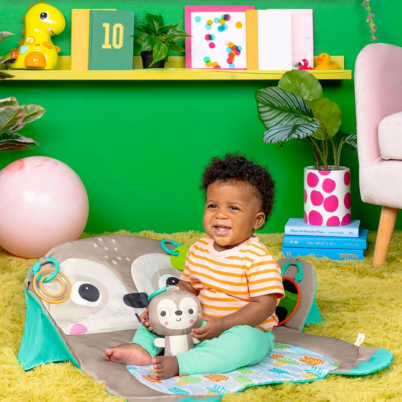 Bright Starts Tummy Time Prop and Playmat - Sloth, 4 of 17