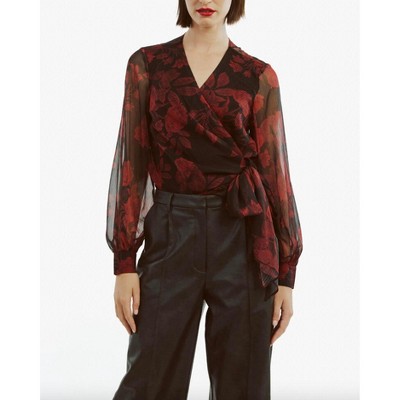 Women's Diana Wrap Top - BARDOT