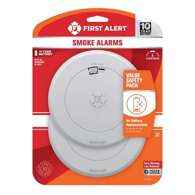 First Alert 8E Photo Micro Smoke Detector 10 Year Battery