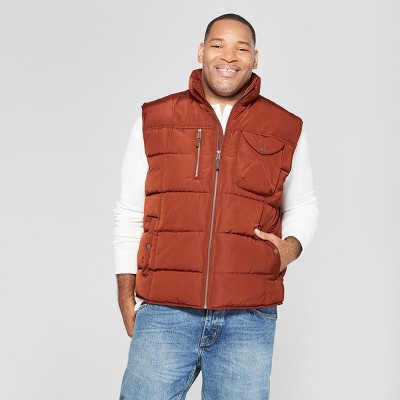 mens puffer vest target