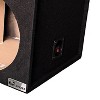 King Boxes D12V 12-In. Double-Speaker Single-Port Black Carpeted Enclosure - image 2 of 4