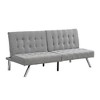 FONTOI Sofa Bed, Convertible Sofa Bed, Upholstered Couch with Legs and Adjustable Back for Compact living Room Dorm Office, Gray, 68.1"*32.3"*32.9" - 4 of 4
