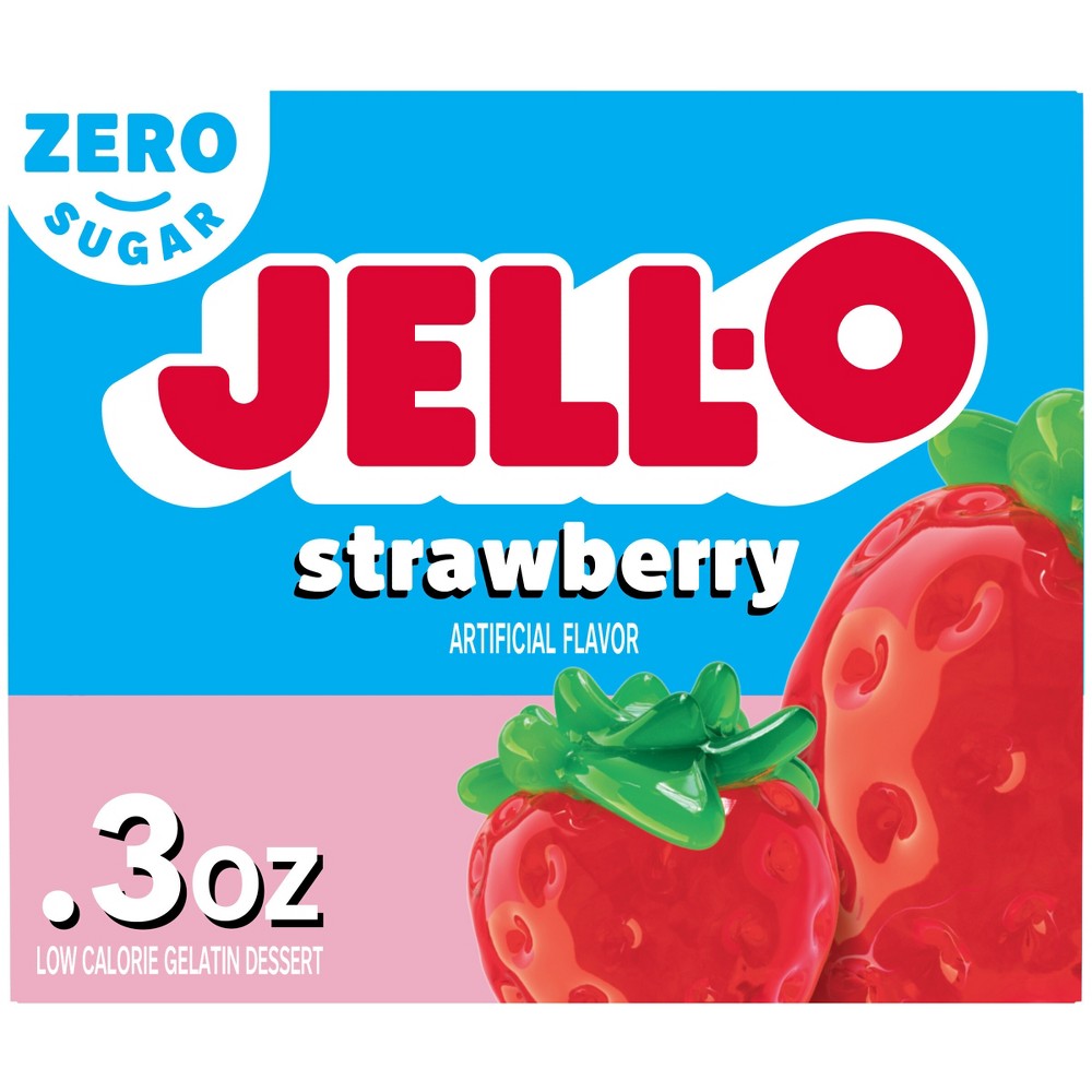 UPC 043000201404 product image for JELL-O Sugar-Free Strawberry Gelatin - 0.3oz | upcitemdb.com