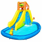 Intex 549ep Kool Splash Durable Inflatable Play Center Swimming Pool Water Slide Accessory With Built In Sprayers For Kids And Adults Age 6 And Up Target