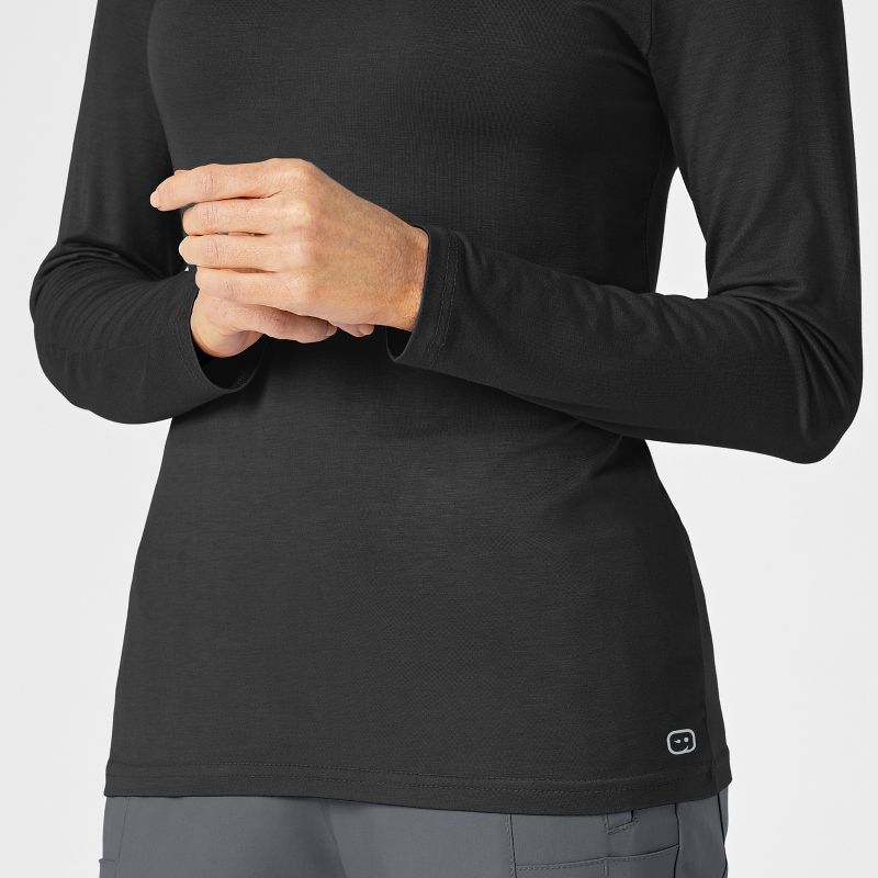Wink Knits and Layers Women's Long Sleeve Silky Tee, 4 of 8