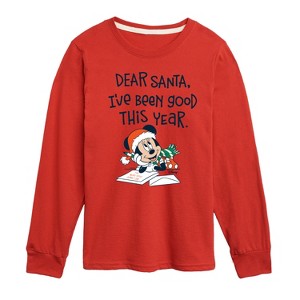Boys' - Disney - Ive Been Good Long Sleeve Graphic T-Shirt - 1 of 4