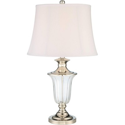 Vienna Full Spectrum Traditional Table Lamp Nickel Bell Shade for Living Room Bedroom Bedside Nightstand Office Family