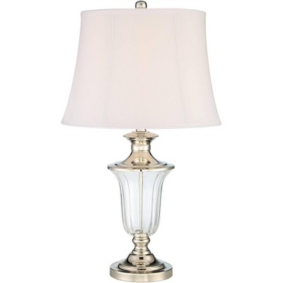 Vienna Full Spectrum Traditional Table Lamp Nickel Bell Shade for Living Room Bedroom Bedside Nightstand Office Family