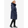 ellos Women's Plus Size Side-Snap Zip-Front Parka - image 3 of 4